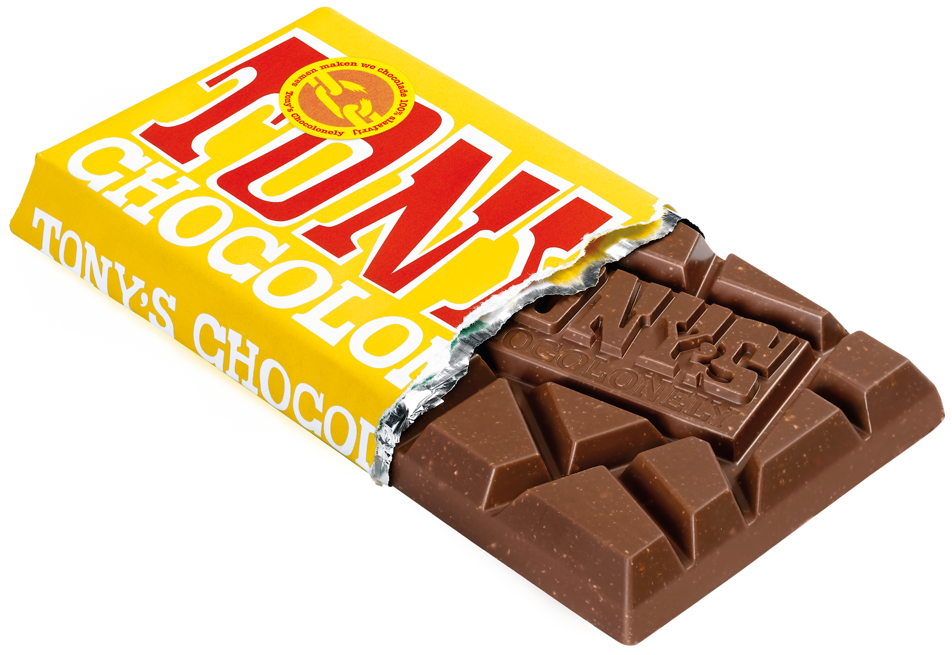 milk almond honey nougat 32%-Tony’s Chocolonely